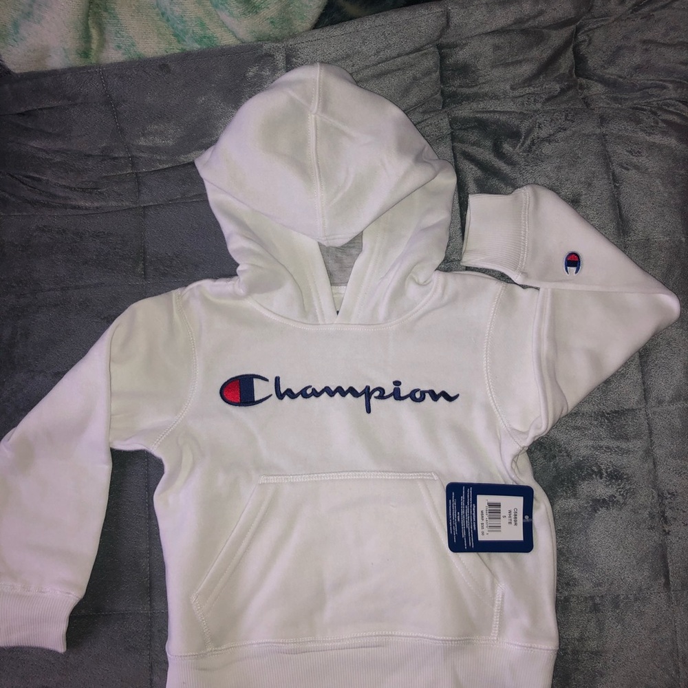 EMBROIDERED LOGO Boys Champion Hoodie